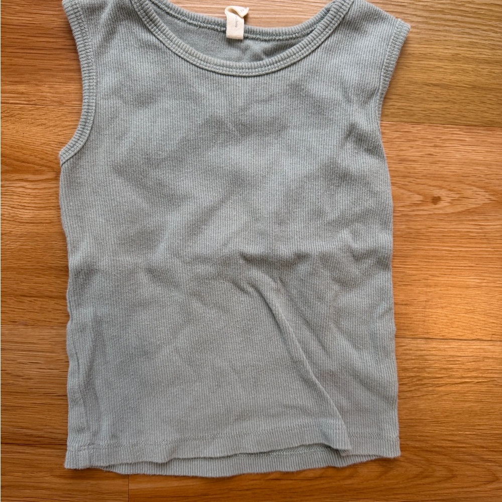 Kids Sleeveless Top - Light Blue Quincy Mae